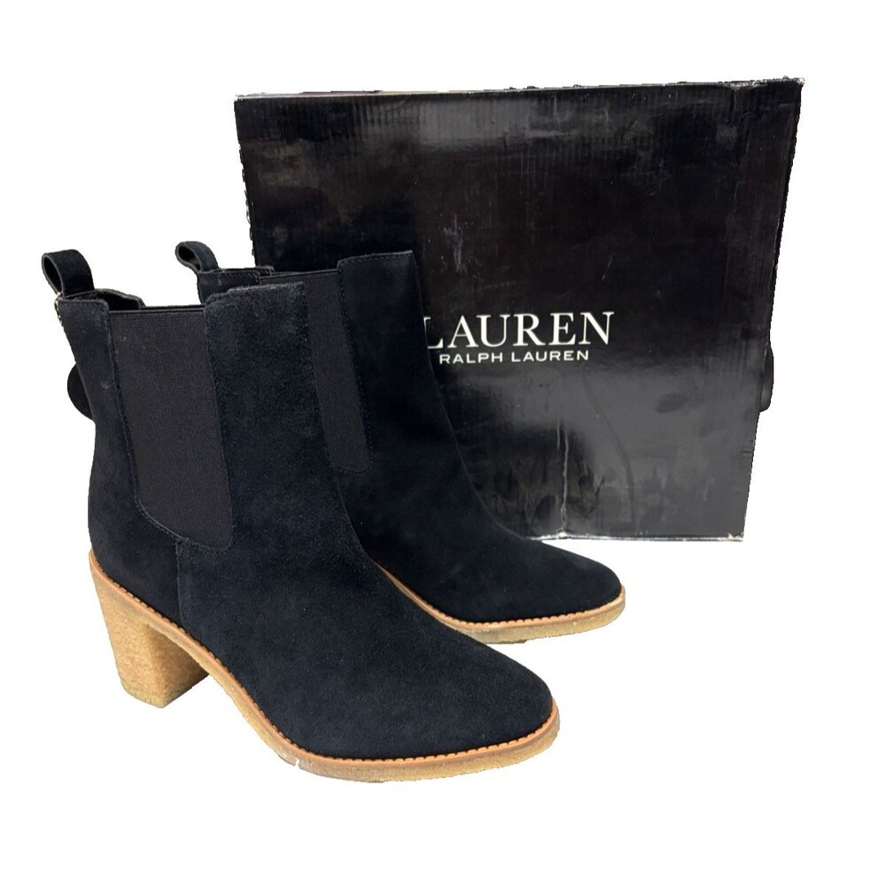 Lauren Ralph Lauren Marianna Leather Suede WP Women’s Boots Size 9.5B New In Box
